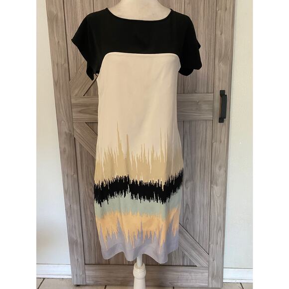 Tibi analog, print aline silk, easy dress size 4 - Picture 3 of 11
